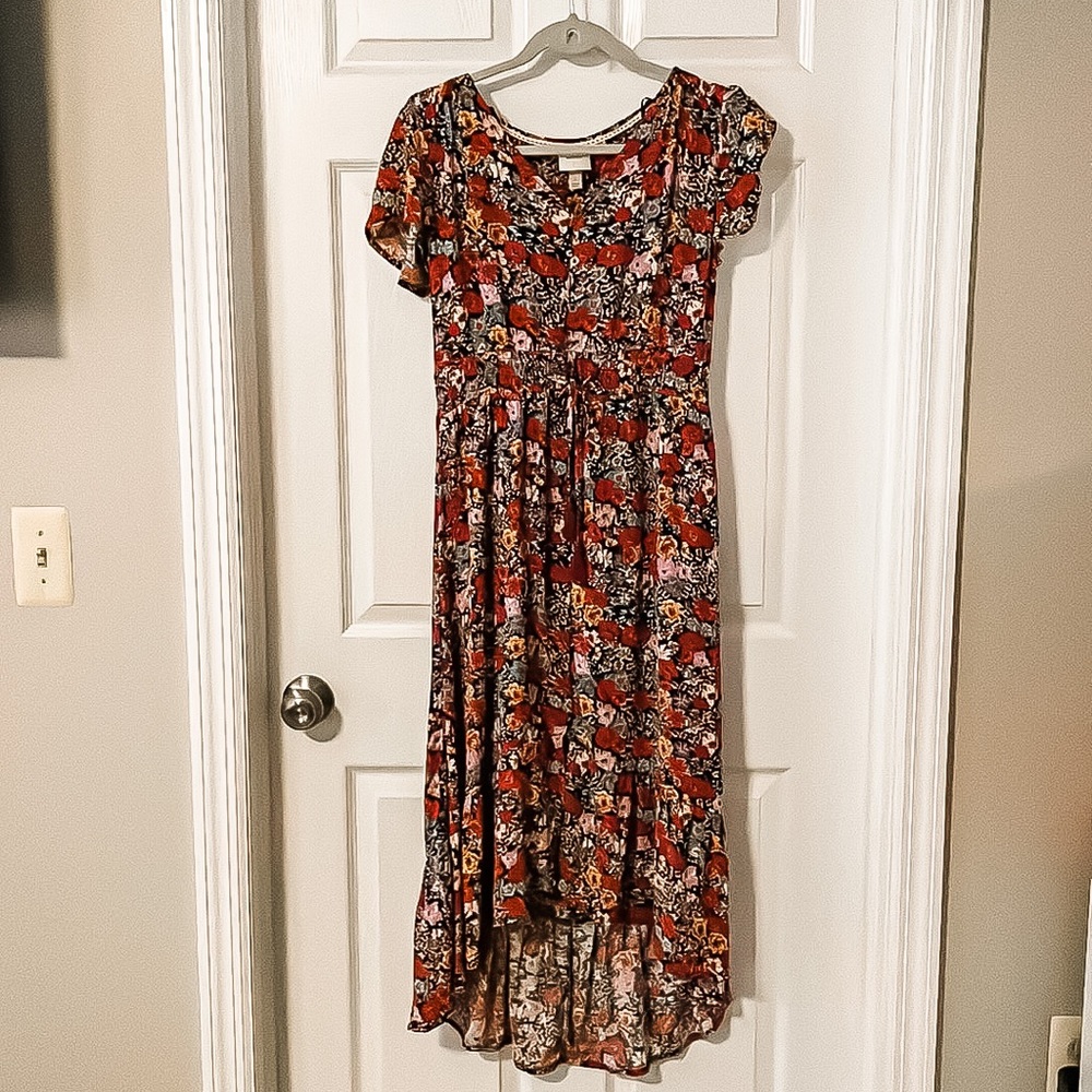 Beautiful Floral Print Dress 🌸